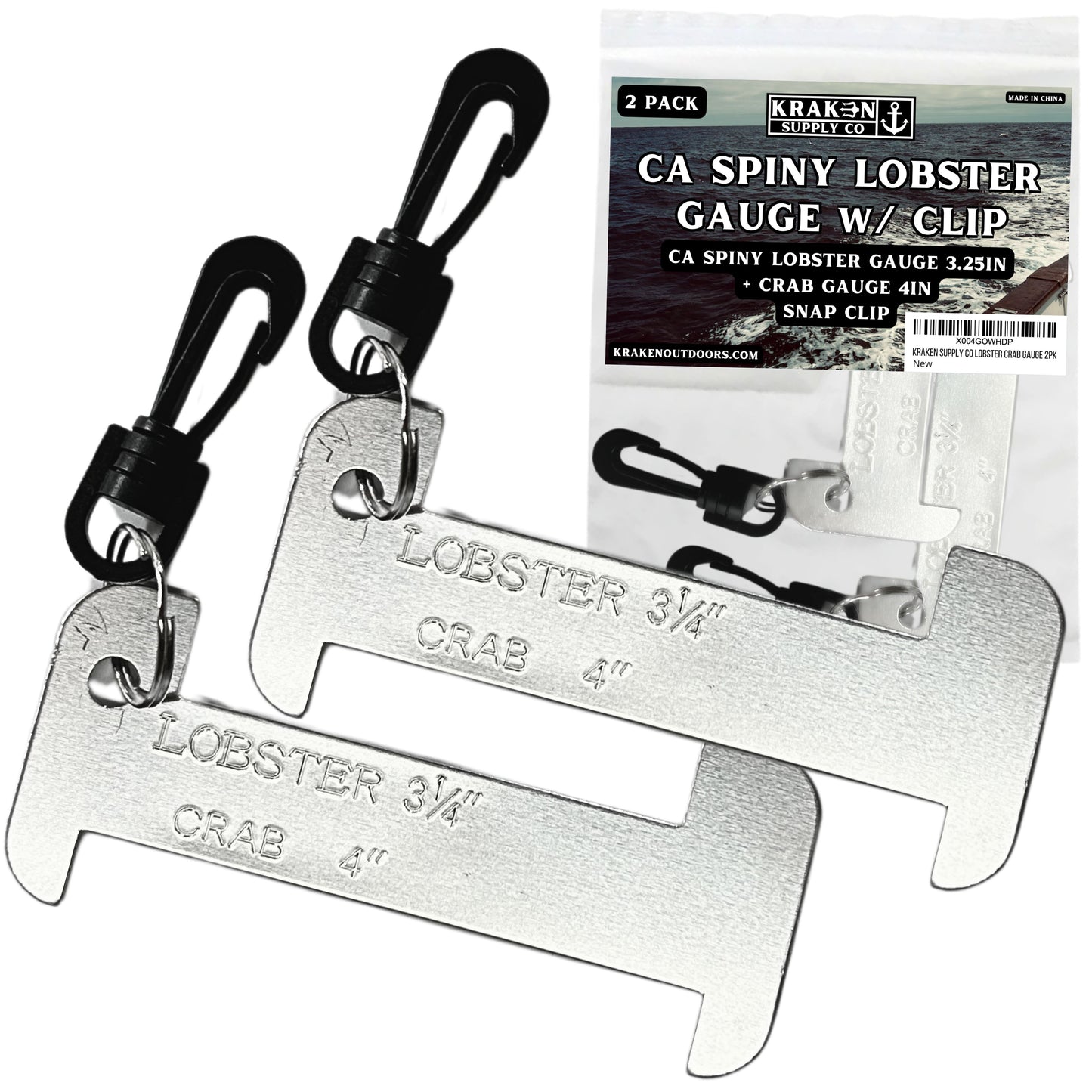 2 Pack Lobster Gauge