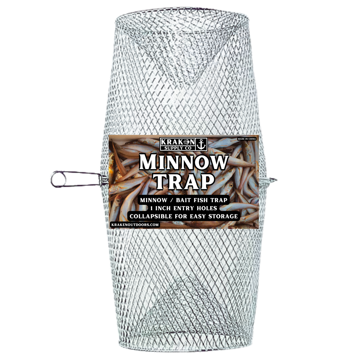 10 PACK Minnow Trap Galvanized Steel (1 Inch Entry Hole) Bait Traps