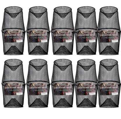 10 Pack Crawfish Torpedo Trap
